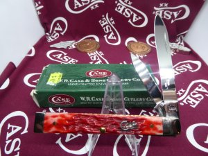 6285 1st run Case Doctor's knife, red jigged bone 2007