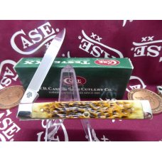 6185 Case Doctors Knife, Burnt Amber Jigged Bone 