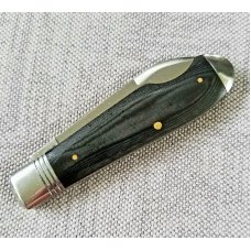 SCHATT & MORGAN TEARDROP EO BLACK LINEN MICARTA KNIFE,1/50,1095 CARBON,NIB SCHATT & MORGAN TEARDROP EO BLACK LINEN MICARTA KNIFE,1/50,1095 CARBON,NIB