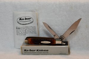 Ka-bar 1026 delrin pocket knife 1980's 