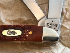 Case Peanut chestnut jigged bone Case Peanut chestnut jigged bone