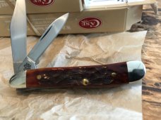 Case Peanut chestnut jigged bone Case Peanut chestnut jigged bone