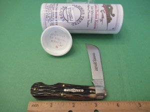 Great Eastern Tidioute Antique Black Bone Easy Open Pattern # 563111 EO