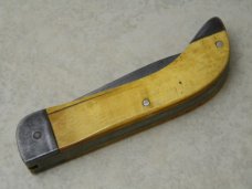 JPM Custom Made Damascus Blade and Bolsters Folding Knife 