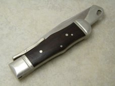 RLG Custom Made 6 Wood Unique Swing Guard Knife 