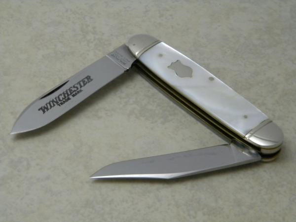 Winchester Trademark USA 1991 Pearl 2991 P Moose Knife Winchester Trademark USA 1991 Pearl 2991 P Moose Knife