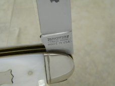 Winchester Trademark USA 1991 Pearl 2991 P Moose Knife Winchester Trademark USA 1991 Pearl 2991 P Moose Knife