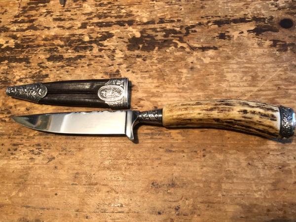 Hubertus buck handled knife Hubertus buck handled knife