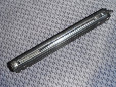 Benchmade 51 Morpho Balisong Butterfly Knife 4.25" Satin D2 Plain Blade, G10 Handles