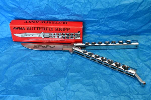 AWMA Inc. Butterfly Knife 5" closed