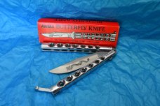 AWMA Inc. Butterfly Knife 5" closed