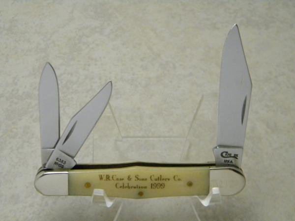 Case XX USA 1999 W.R. Case & Sons Cutlery Co. Celebration Bone 6383 WHSS Whittler Knife Case XX USA 1999 W.R. Case & Sons Cutlery Co. Celebration Bone 6383 WHSS Whittler Knife