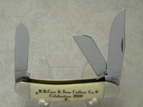 Case XX USA 2001 W.R. Case & Sons Cutlery Co. Celebration Bone T.B.6339 SS Sowbelly Knife Case XX USA 2001 W.R. Case & Sons Cutlery Co. Celebration Bone T.B.6339 SS Sowbelly Knife