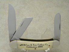 Case XX USA 2001 W.R. Case & Sons Cutlery Co. Celebration Bone T.B.6339 SS Sowbelly Knife Case XX USA 2001 W.R. Case & Sons Cutlery Co. Celebration Bone T.B.6339 SS Sowbelly Knife