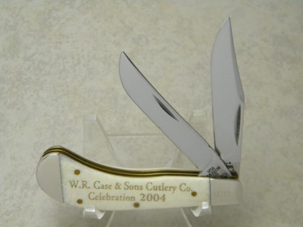 Case XX USA 2004 W.R. Case & Sons Cutlery Co. Celebration Bone T.B.62110 SS Saddlehorn Knife
