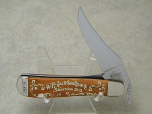 Case XX USA 2012 W.R. Case & Sons Cutlery Co. Celebration Chestnut Bone 61953 L SS Russlock Knife