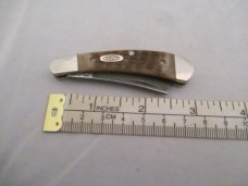 Case XX USA 1 Dot (1989) ROG611098 D Rogers Bone Damascus Razor Knife B1355 Case XX USA 1 Dot (1989) ROG611098 D Rogers Bone Damascus Razor Knife B1355