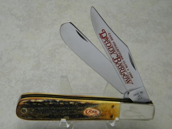 Case XX USA 2 Dot 1988 "Case Collectors Club" Stag 5243 SP SS Daddy Barlow Knife Case XX USA 2 Dot 1988 "Case Collectors Club" Stag 5243 SP SS Daddy Barlow Knife