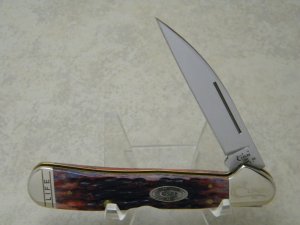 Case XX USA 2012 "Case Collectors Club Life Member" Bone 61549WL SS Wharncliffe Copperlock Knife