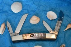 Abalone Congress 4 blade nearly 4" Closed Abalone Congress 4 blade nearly 4" Closed