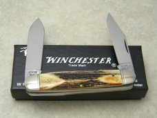 Winchester Trademark USA 1988 Stag 2991 Moose Knife in Box Winchester Trademark USA 1988 Stag 2991 Moose Knife in Box