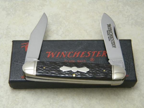 Winchester Trademark USA 1988 Jigged Bone 2991 Moose Knife in Box