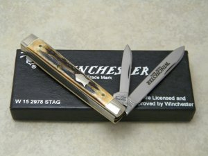 Winchester Trademark USA 1991 Stag 2978 S Small Doctor's Knife in Box