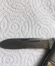 OLD SHEFFIELD BARLOW FISH HOOKS ON BLADE