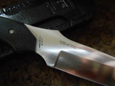 Mint AL-MAR Backup Model 1, 129 of 200 Fixed Blade Knife, with box