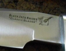 Mint in Box Blackjack Model EL125 Fixed Blade Knife with Original Sheath.