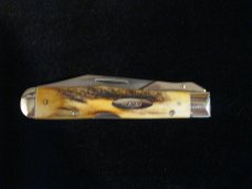 Case XX Stainless USA 4 Dot (1976) Stag 5111 1/2 L SSP Razor Edge Swing Guard Lockback Cheetah # 101
