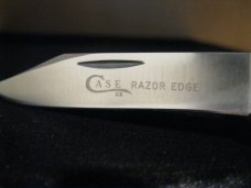Case XX Stainless USA 4 Dot (1976) Stag 5111 1/2 L SSP Razor Edge Swing Guard Lockback Cheetah # 101