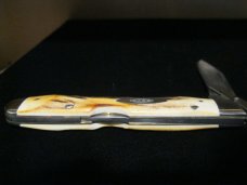 Case XX Stainless USA 4 Dot (1976) Stag 5111 1/2 L SSP Razor Edge Swing Guard Lockback Cheetah # 101