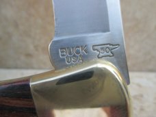 Buck 110  50th Anniversary Lockback with Leather Sheath