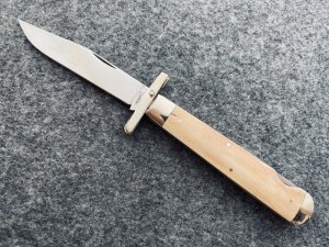 YELLOWHORSE USA CHEETAH  Mammoth Ivory Lockback