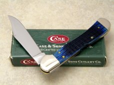 Case XX USA 2000 Blue Rogers Jigged Bone 61549L SS Copperlock Knife in Box