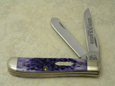 Case XX USA 2003 Ultra Violet Bone 6207 SS Limited Edition 1 of 3000 Mini Trapper Knife in Box Case XX USA 2003 Ultra Violet Bone 6207 SS Limited Edition 1 of 3000 Mini Trapper Knife in Box