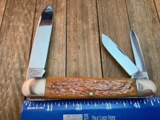 Case Classic Split Back Anglo Saxon Whittler Honey Jigged Bone Case Classic Split Back Anglo Saxon Whittler Honey Jigged Bone