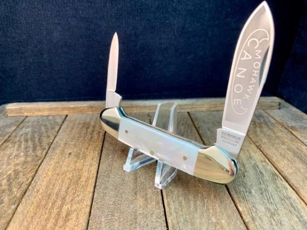 A.G. Russell Mohawk Canoe in Fiery Pearl, Made by Bertram Cutlery 1969-1970