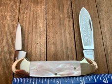 A.G. Russell Mohawk Canoe in Fiery Pearl, Made by Bertram Cutlery 1969-1970
