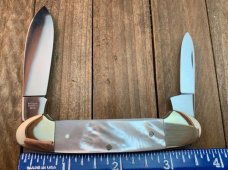 A.G. Russell Mohawk Canoe in Fiery Pearl, Made by Bertram Cutlery 1969-1970