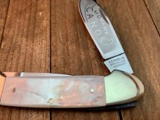 A.G. Russell Mohawk Canoe in Fiery Pearl, Made by Bertram Cutlery 1969-1970