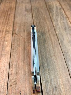 A.G. Russell Mohawk Canoe in Fiery Pearl, Made by Bertram Cutlery 1969-1970