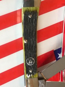 Vintage J A Henckels 2 Blade Trapper with Moss Green Handles -Black Henckels Sheild – NOS Vintage J A Henckels 2 Blade Trapper with Moss Green Handles -Black Henckels Sheild – NOS