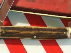 Vintage 1960s J A Henckels 3 Blade Stockman MDL#1834 Knife w/ Great Antique Stag Handles! NOS Vintage 1960s J A Henckels 3 Blade Stockman MDL#1834 Knife w/ Great Antique Stag Handles! NOS