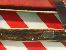 Vintage 1960s J A Henckels 3 Blade Stockman MDL#1834 Knife w/ Great Antique Stag Handles! NOS Vintage 1960s J A Henckels 3 Blade Stockman MDL#1834 Knife w/ Great Antique Stag Handles! NOS
