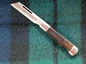 Kroo Swell End Jack with Zebrawood Scales and Sheepsfoot Blade