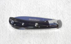NEW OLD STOCK CLASSIC ITALIAN AKC AUTO SPEED HUNTER GENUINE BRAZILIAN HORN WITH SHEATH