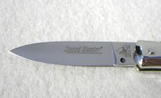 NEW OLD STOCK CLASSIC ITALIAN AKC AUTO SPEED HUNTER GENUINE BRAZILIAN HORN WITH SHEATH