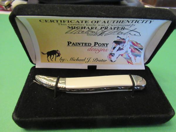 Case XX Tiny Tooth Pick Proto Painted Pony  Mammoth Tooth 